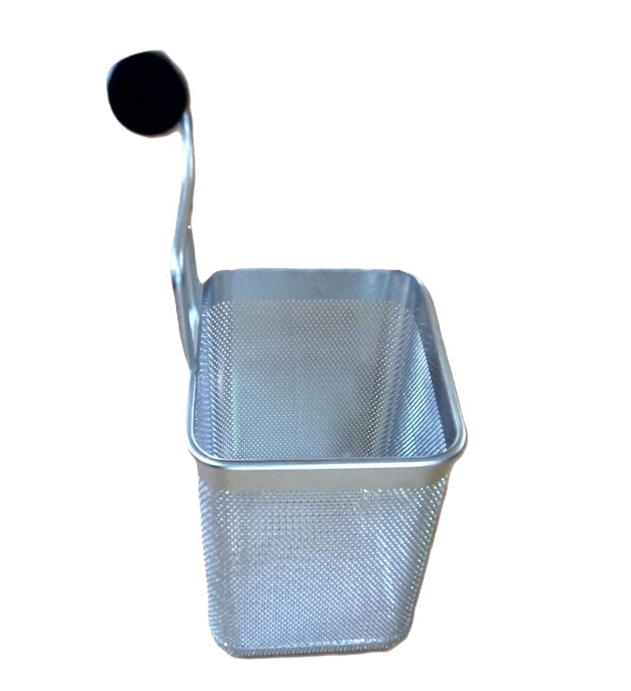 Pasta Cooker Rectangular Basket with Left Handle