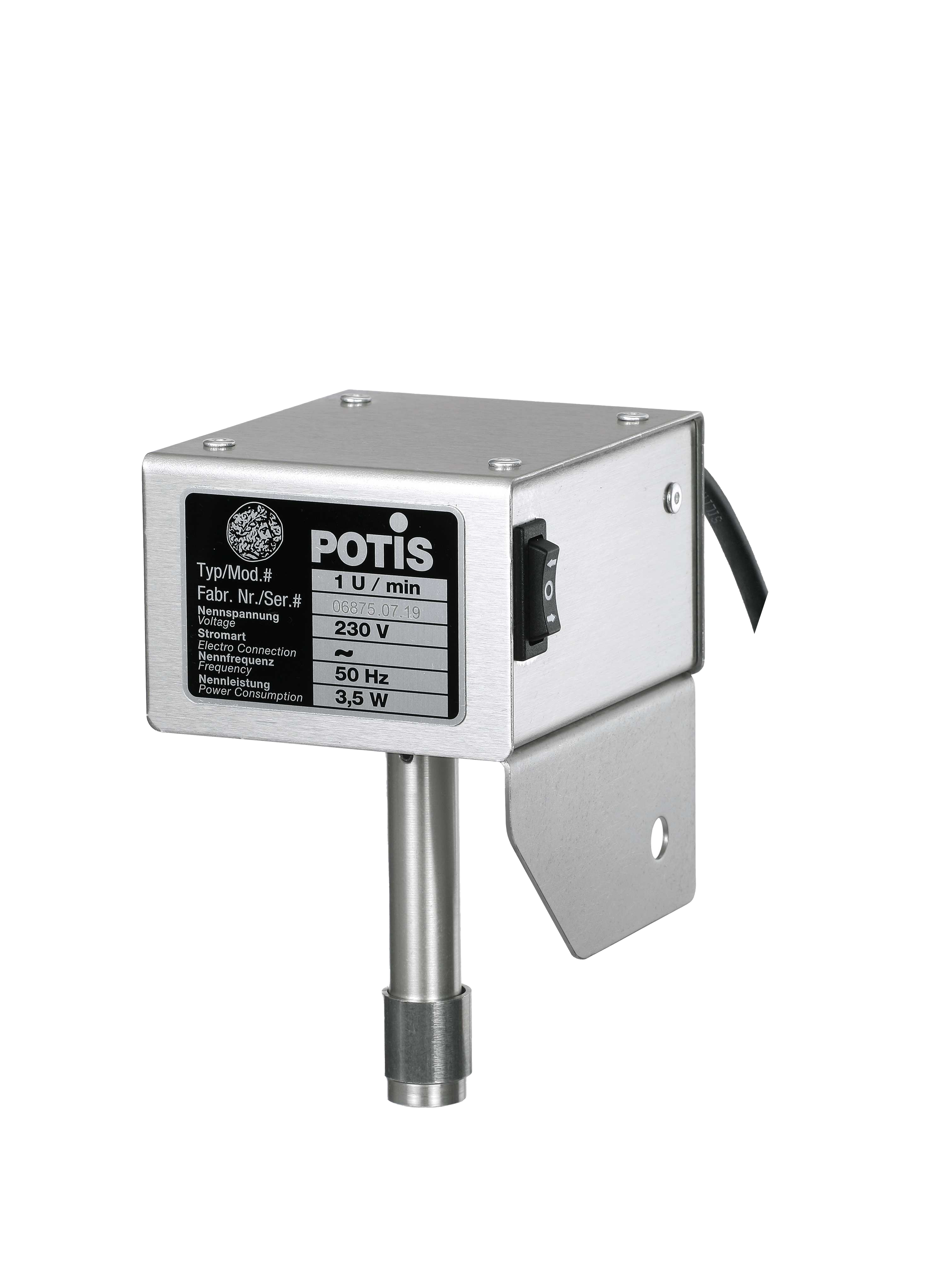 Potis 1 RPM Motor Drive with Housing – Replacement