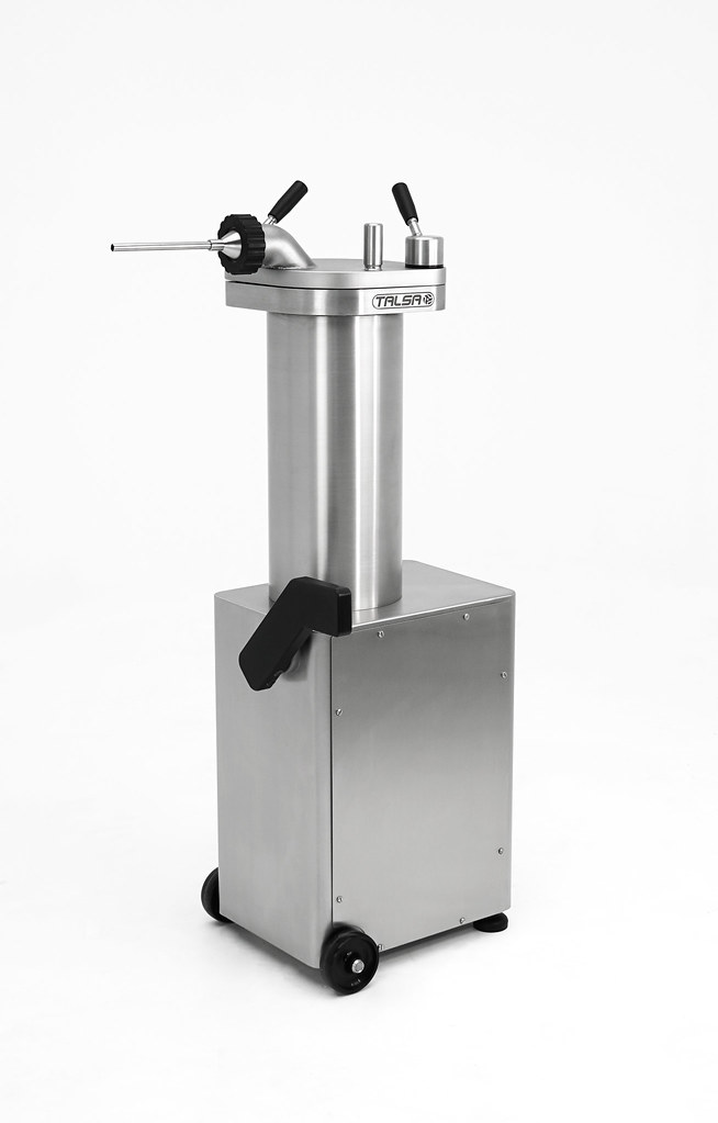 Talsa F14S 26 lb (12 kg) Hydraulic Piston Sausage Stuffer Stainless Steel  | Trento– 220V, 1 Phase, 750W (1 HP)