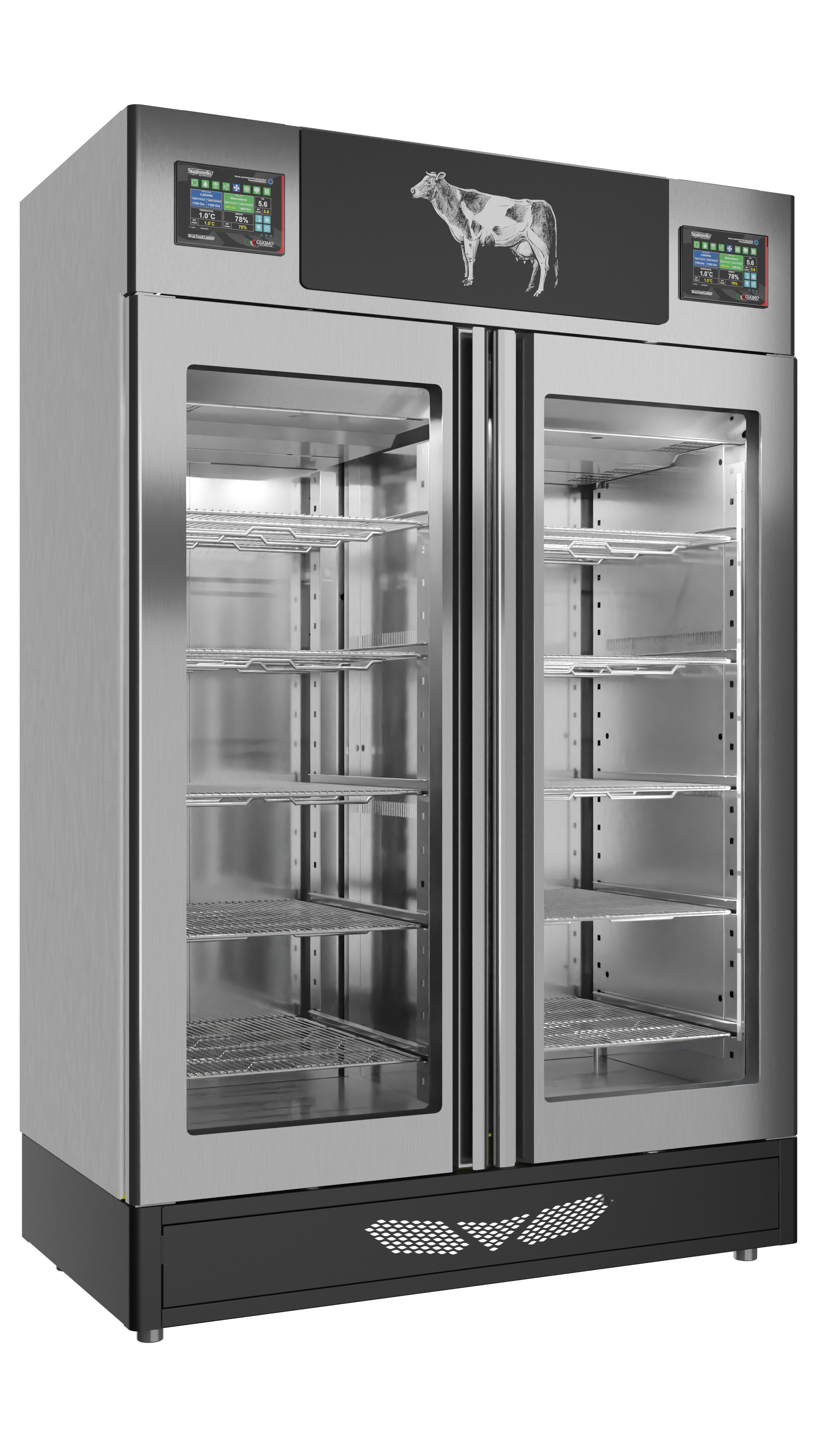 Stagionello® 4.0 100+100 kg Combination Curing Cabinet with ClimaTouch® & Fumotic®