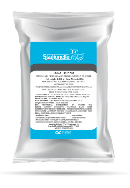 Stagionello Curing Salts and Spice Blend for Tuna Fish 2 kg/Bag