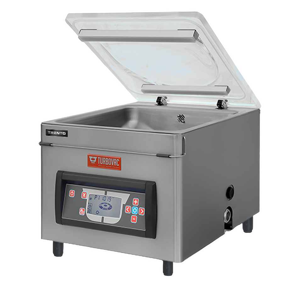 Turbovac TS40 Heavy-Duty Tabletop Vacuum Packaging Machine with 2 x 16.5″ Seal Length and 25 m³ Vacuum Pump