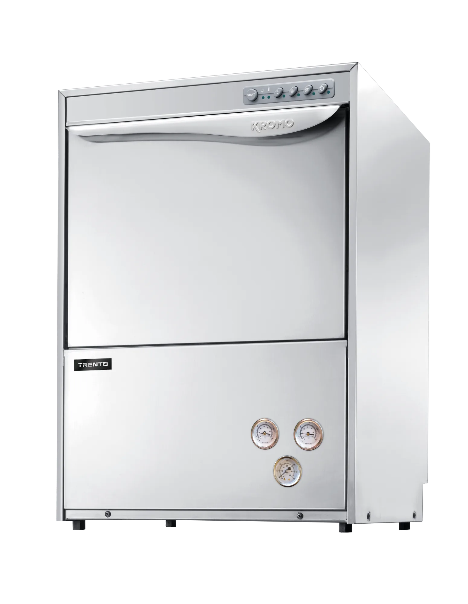Kromo Dupla-50-USA High-Temperature Undercounter Dishwasher | Trento – 220-240 V, 1 Ph, 7.09 kW