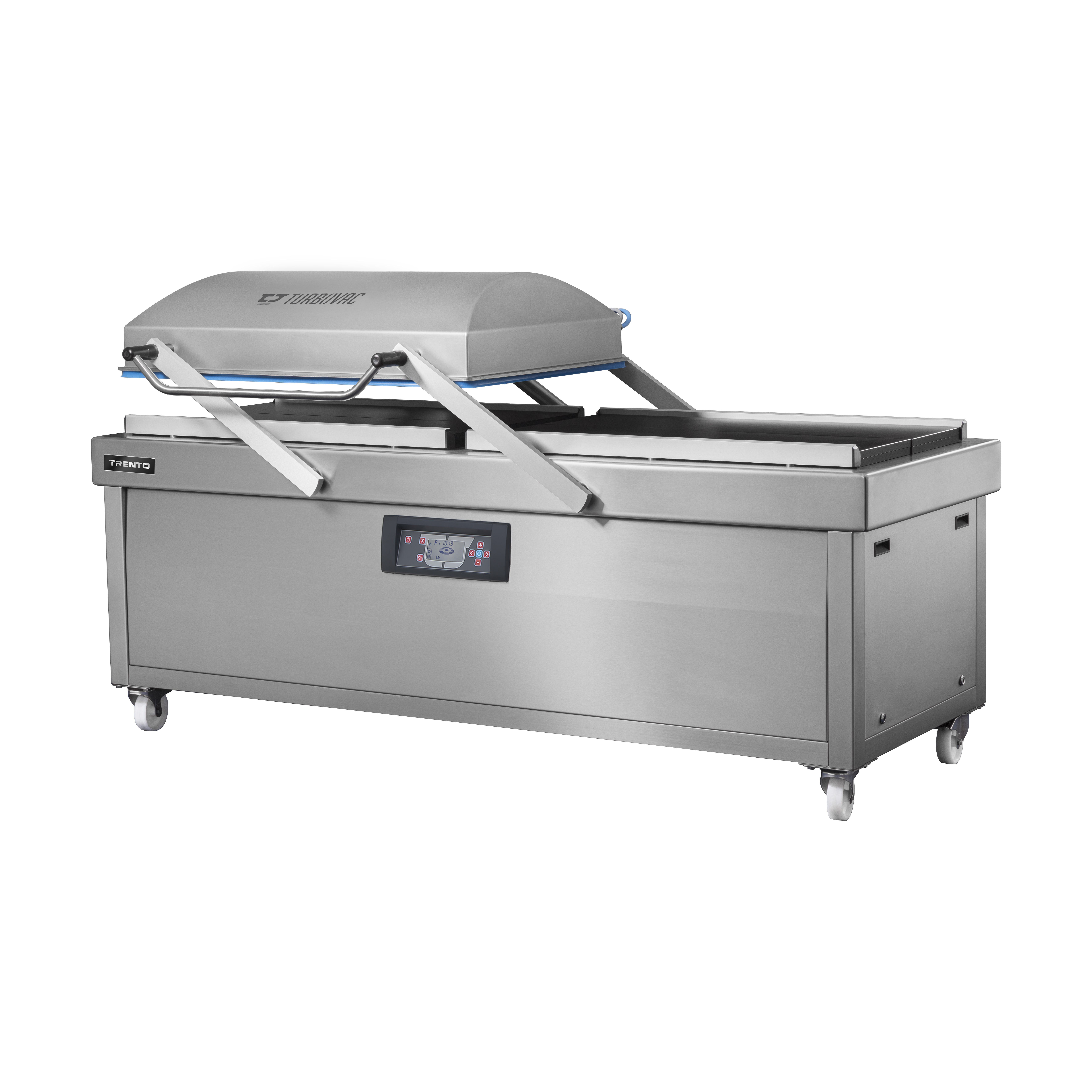 Turbovac L50 Heavy-Duty Double Chamber Vacuum Packaging Machine with 4 x 44″ Seal Length and 160 m³ Vacuum Pump