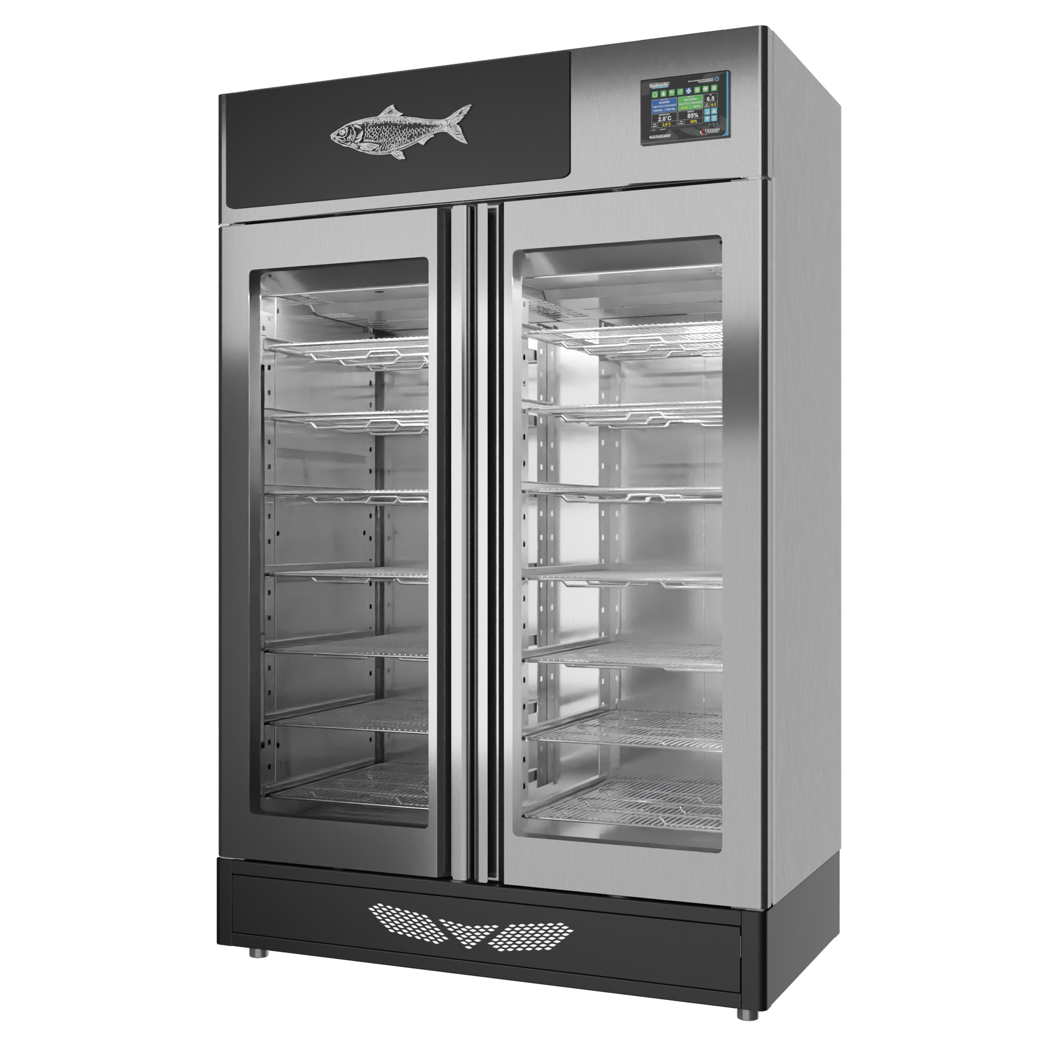 Stagionello Pesciugatore® 440 lb (200 kg) Fish Curing Cabinet 4.0 with ClimaTouch® and Fumotic®