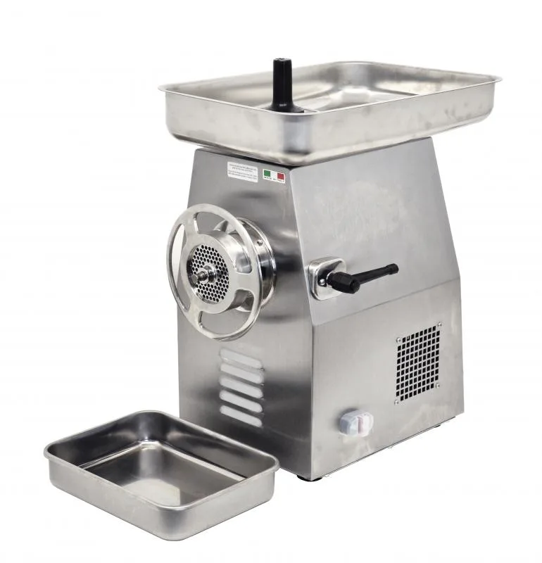 Trento #32 Stainless Steel Meat Grinder with 2.75″ Throat Opening – 3 HP, 220 V, 1 Phase