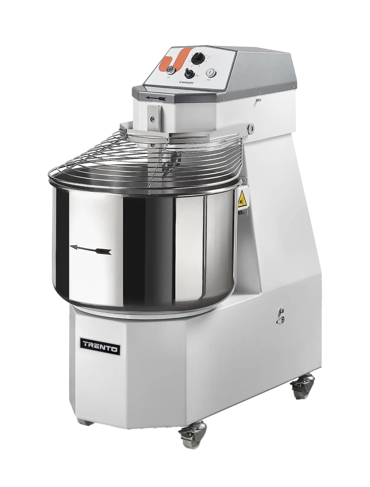 Avancini SPV50 67 qt Heavy-Duty Spiral Dough Mixer, 10-Speeds | Trento – 240 V, 1 Phase, 5.5 HP (4100 W)