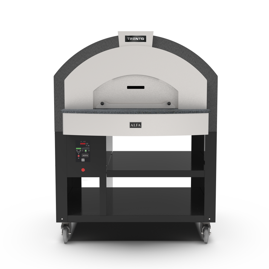 Alfa Quick Series Gas and Wood-Fired Pizza Oven with Stand – 6 Pizza, 116,000 BTU