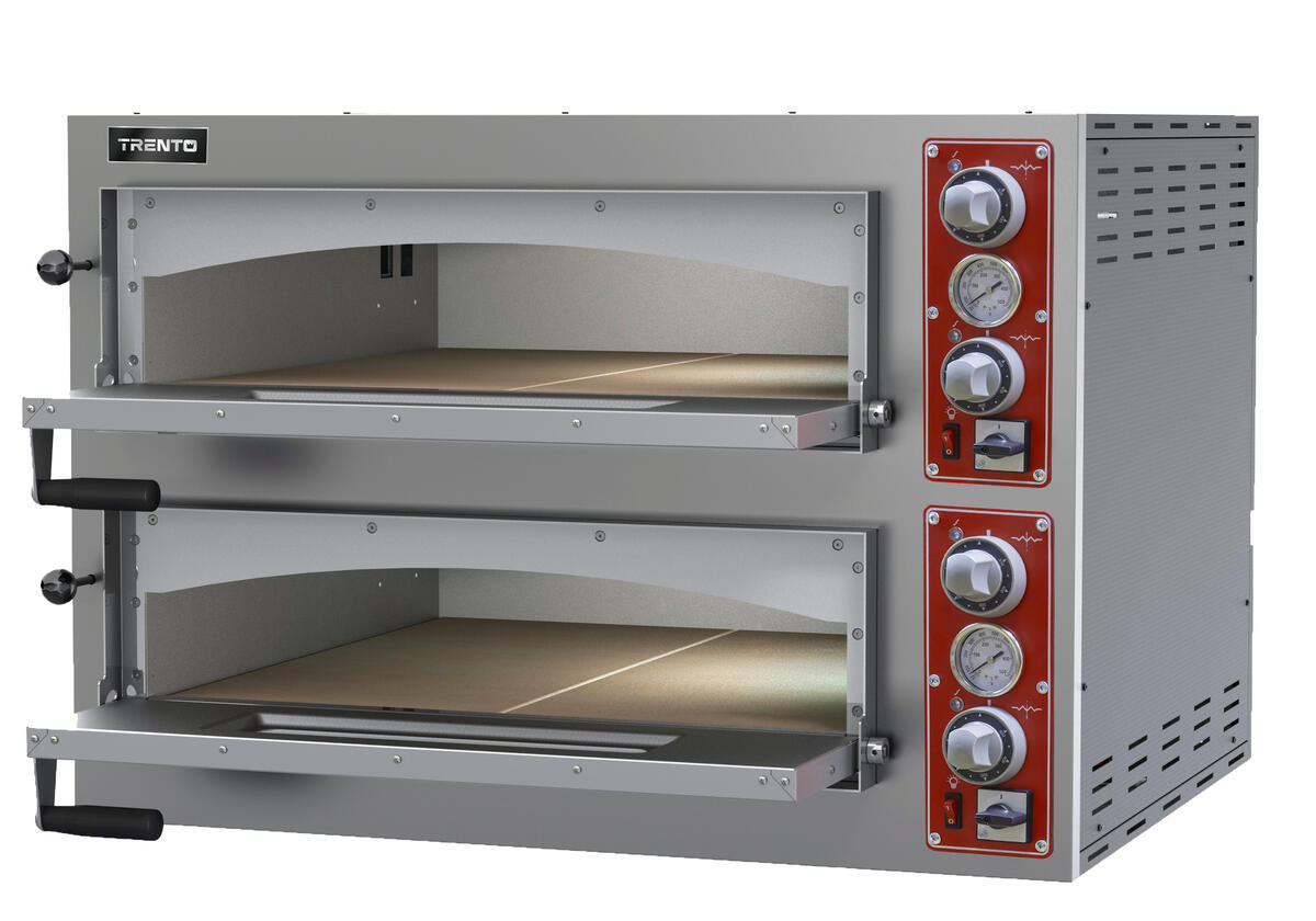 Trento Entry Max Series 39″ Double Chamber Pizza Oven with 27.6″ Chamber – 11.2 kW, 230 V, 1 Ph