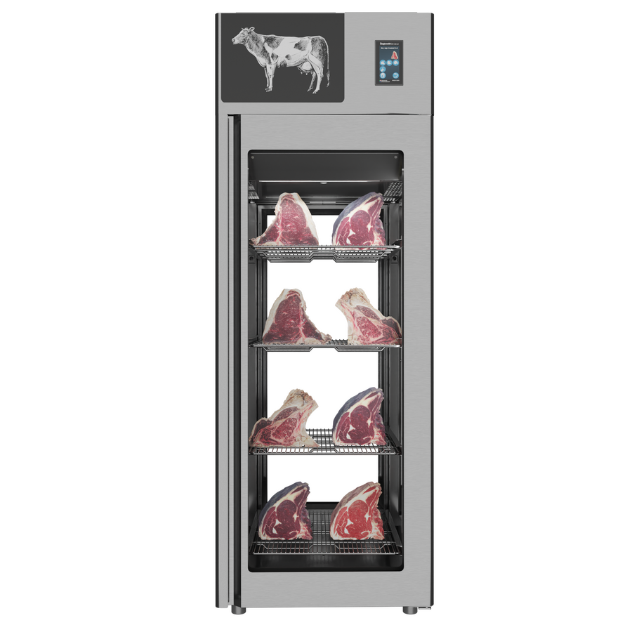 Stagionello® Dry Age 3.0 700 L, 150 kg Dry Aging Cabinet with Humidity Management, 4-Glass View – 220-240 V, 1 Ph, 548 W