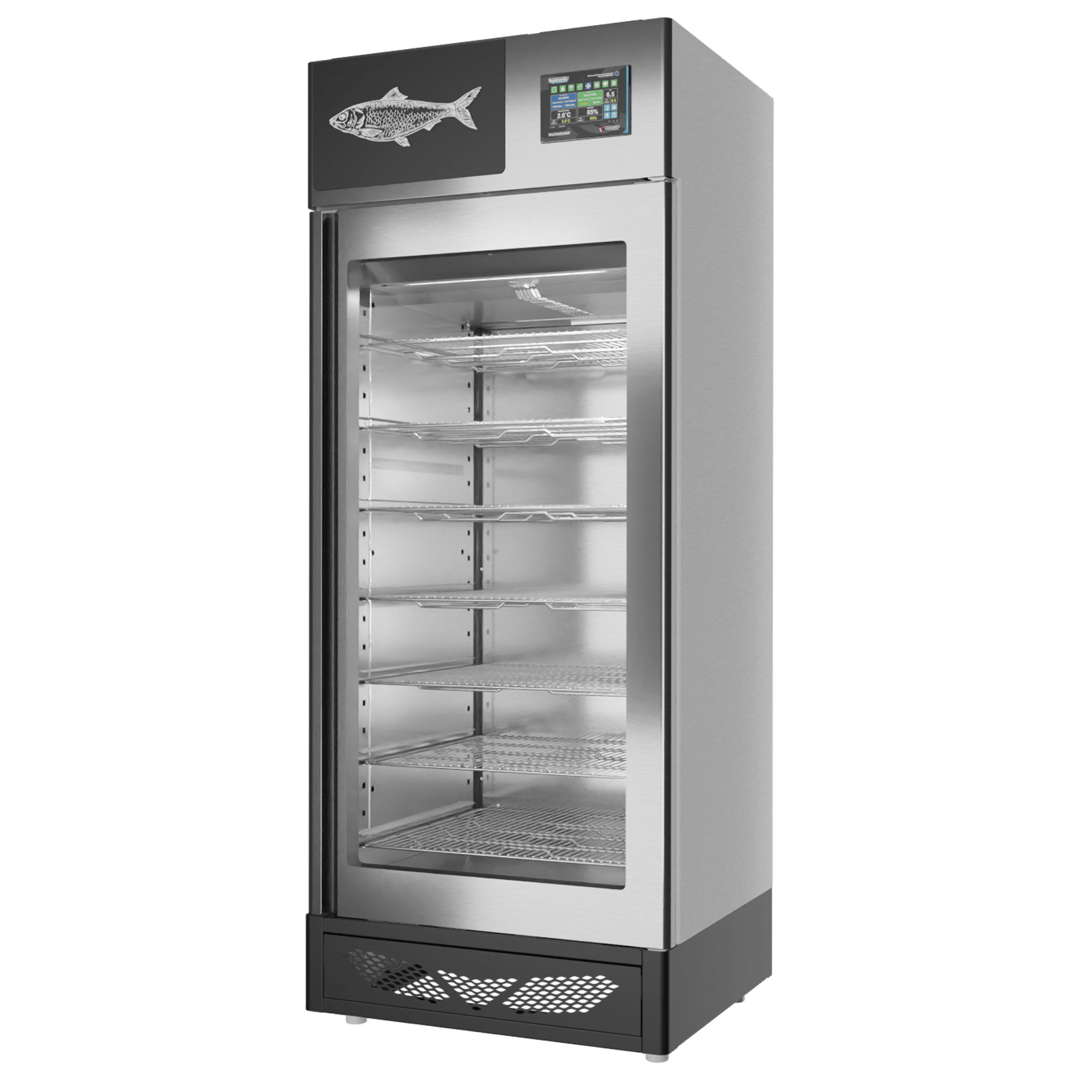 Stagionello Pesciugatore® 330 lb (150 kg) Fish Curing Cabinet 4.0 with ClimaTouch® and Fumotic®