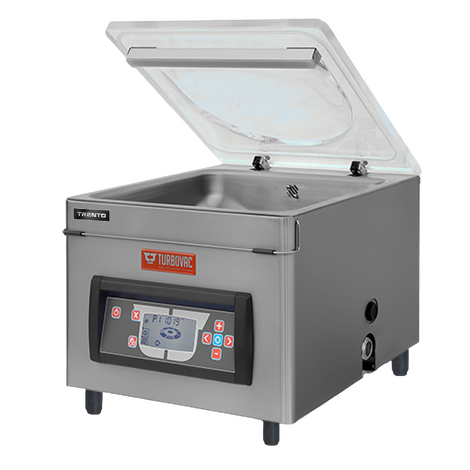 Turbovac TS40 Heavy-Duty Tabletop Vacuum Packaging Machine with 16.5″ Seal Length and 25 m³ Vacuum Pump with Gas Flush