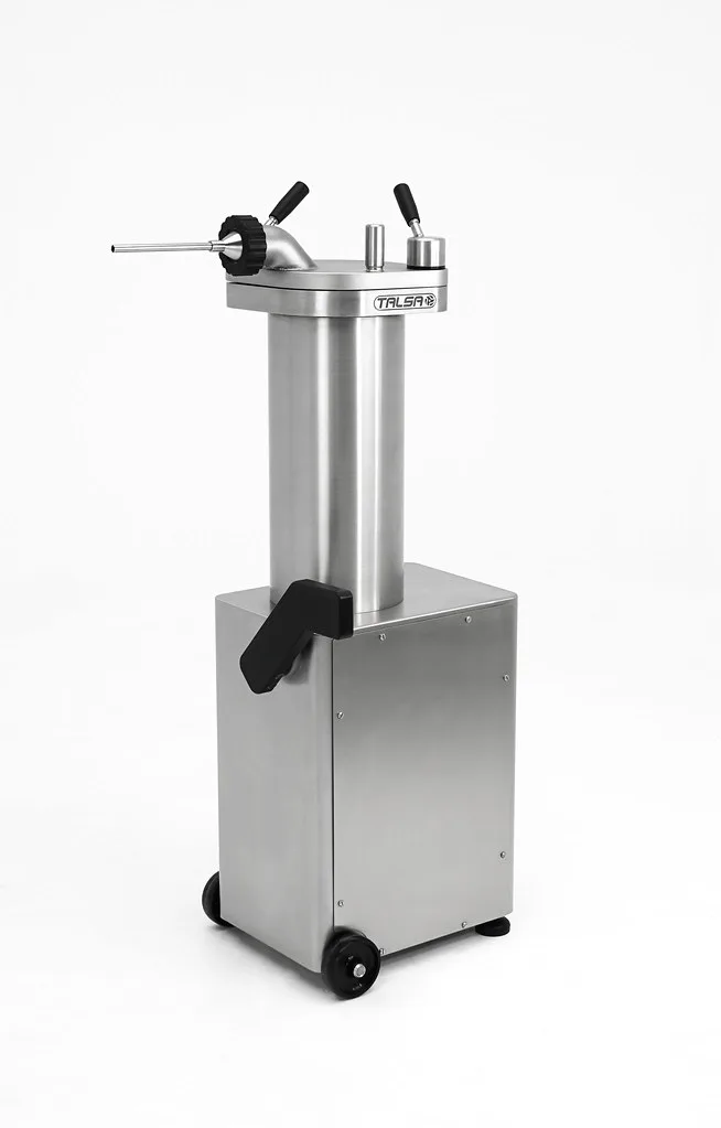 Talsa F14S 26 lb (12 kg) Hydraulic Piston Sausage Stuffer Stainless Steel | Trento – 208 V, 3 Phase, 550 W (0.75 HP)