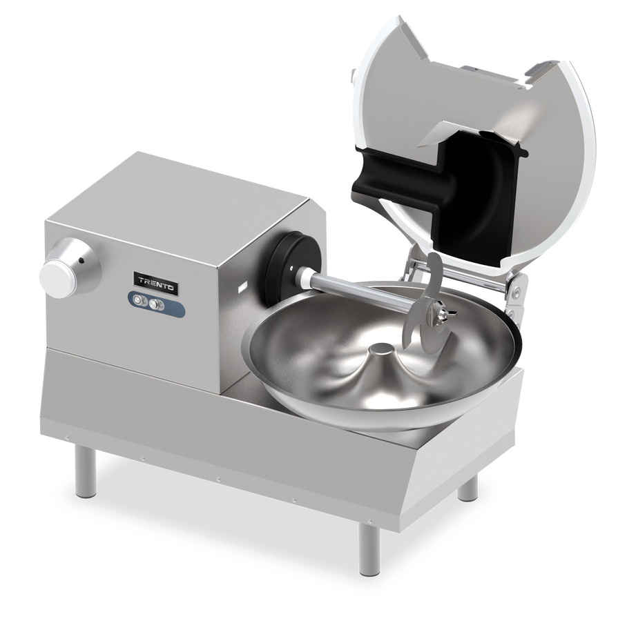 Trento 16 qt (20 lb) Commercial Electric Bowl Cutter – 2 HP (1400 W), 120 V