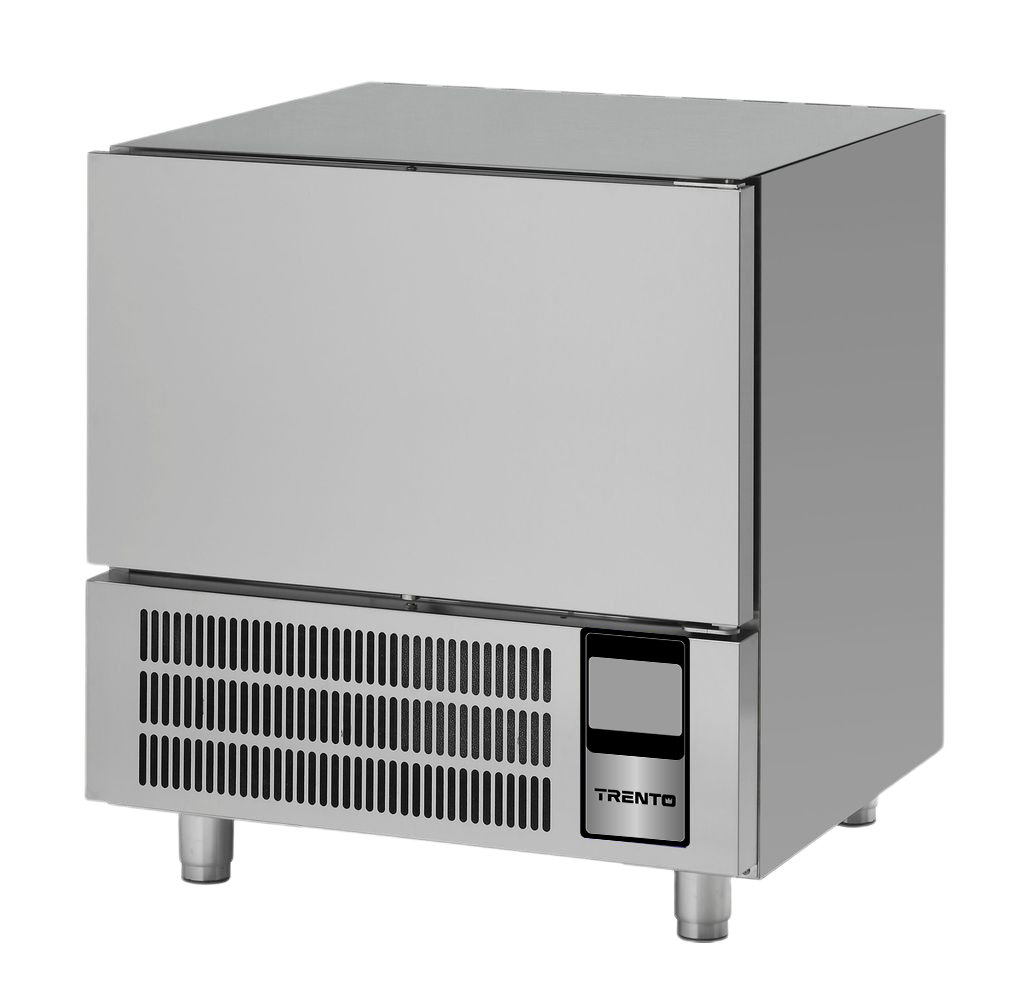 Trento 32″ Countertop Blast Chiller with 5-tray Capacity, 5" Touch Screen – 1.1 HP, 220 V, 1 Phase