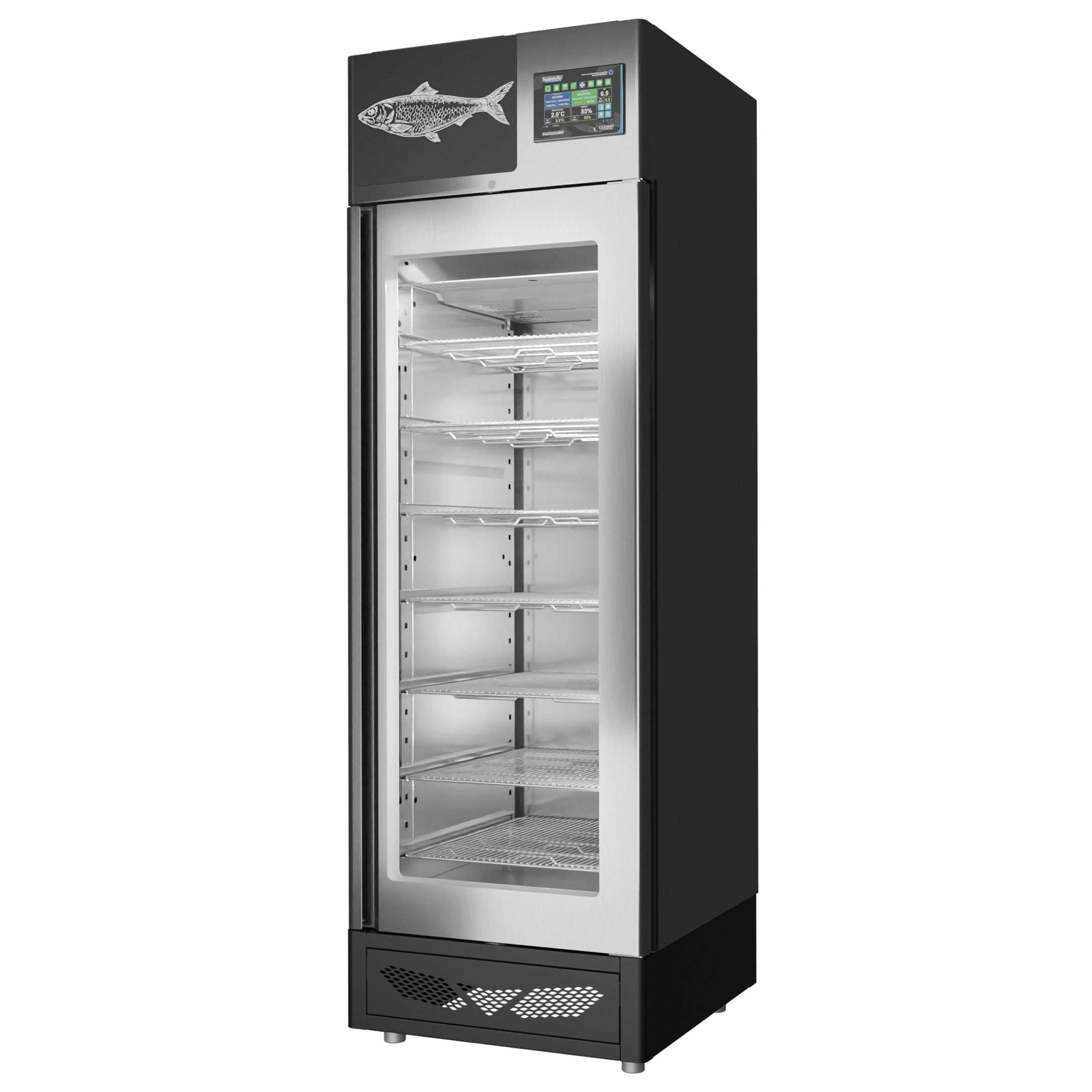 Stagionello Pesciugatore® 220 lb (100 kg) Fish Curing Cabinet 4.0 with ClimaTouch® and Fumotic®