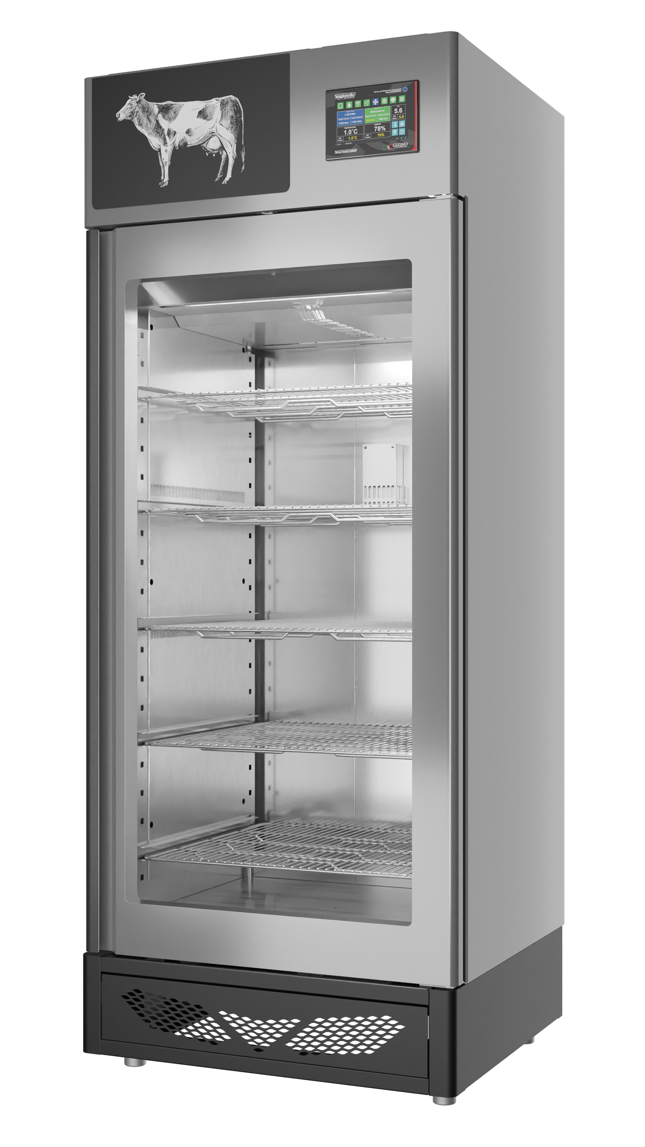 Stagionello® Maturmeat® 330 lb (150 kg) Meat Curing Cabinet 4.0 with ClimaTouch® and Fumotic®