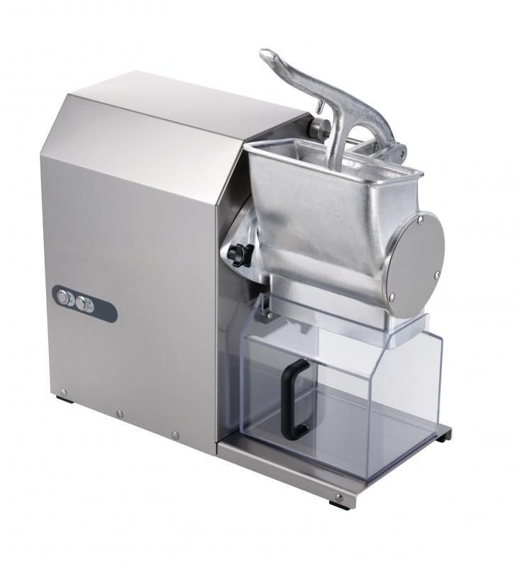European Heavy-duty Cheese Grater for Hard Cheese, 240 lb/hr – 2 HP, 240 V, 1 Ph