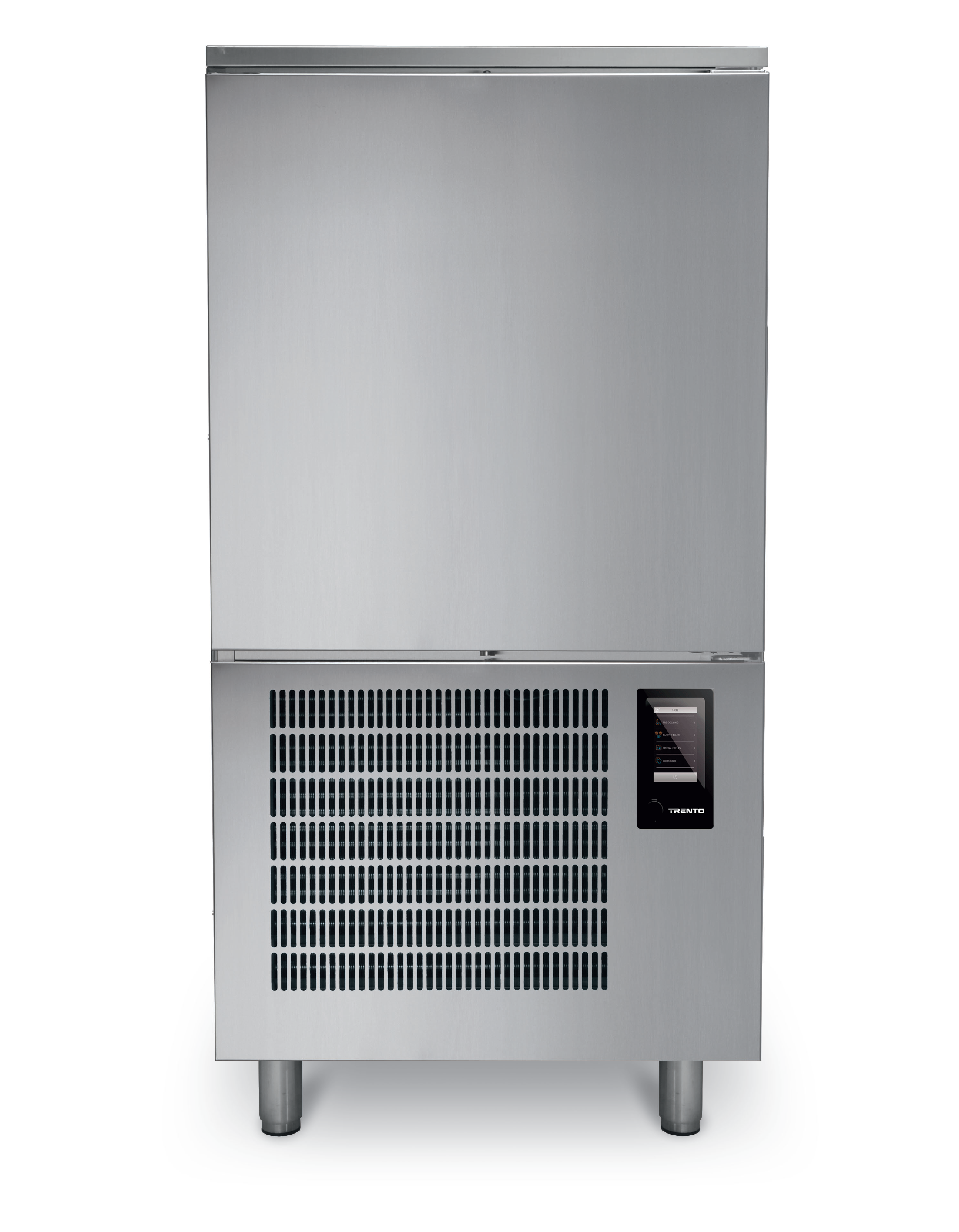 Trento 32″ Floor Model Blast Chiller with 10-Tray Capacity, 5" Touch Screen – 1.8 HP, 220 V, 1 Phase