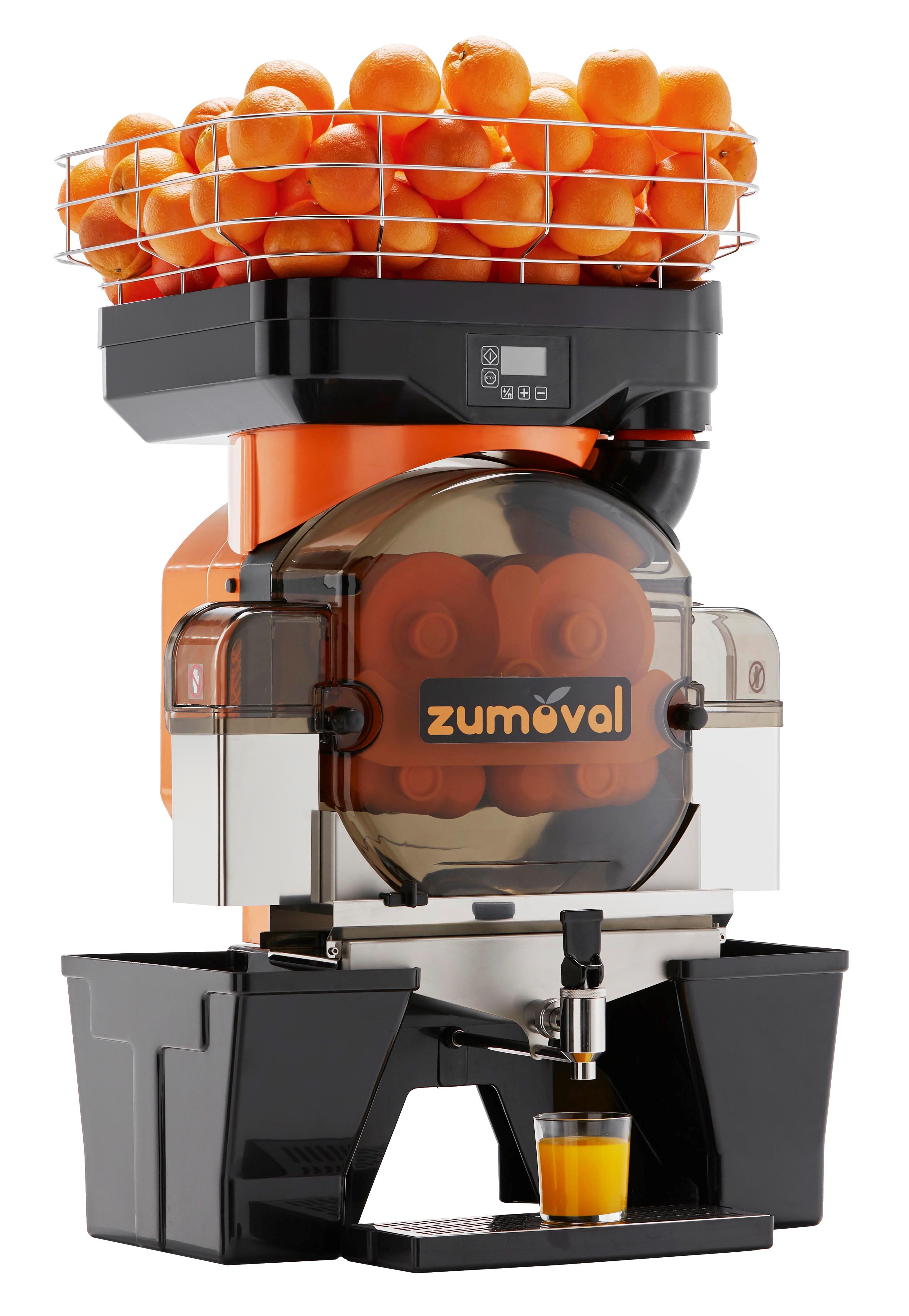 Zumoval Top Juice Extractor With Auto Feeder and Self-Cleaning System, Self Tap, 28 Fruits per Minute | Trento